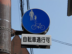 Kyoto Bike Sign