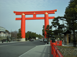 Tori Gate Heian Shrine